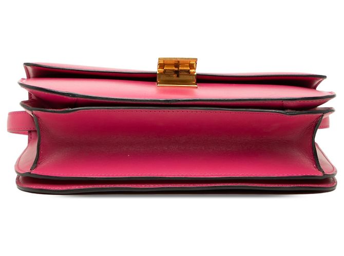 Céline Celine Pink Medium Calfskin Classic Box Rosa - vista 3