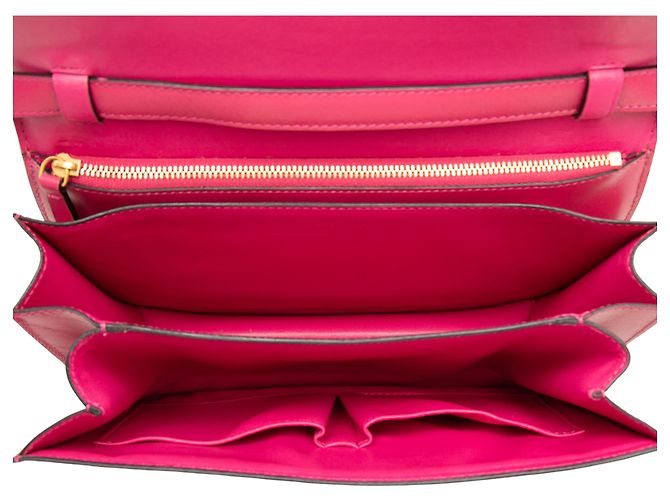 Céline Celine Pink Medium Calfskin Classic Box Rosa - vista 4