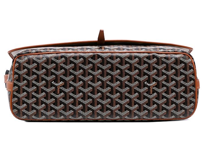 Borsa a Tracolla Goyard Black Goyardine Capetien MM Nero - vista 3