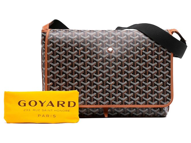Borsa a Tracolla Goyard Black Goyardine Capetien MM Nero - vista 7