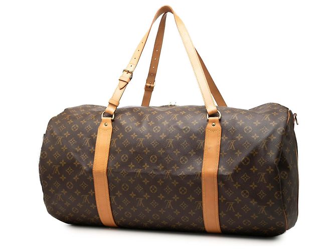 Louis Vuitton Brown Monogram Sac Polochon Marrone - vista 2