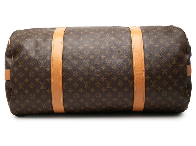 Louis Vuitton Brown Monogram Sac Polochon Marrone - vista 3