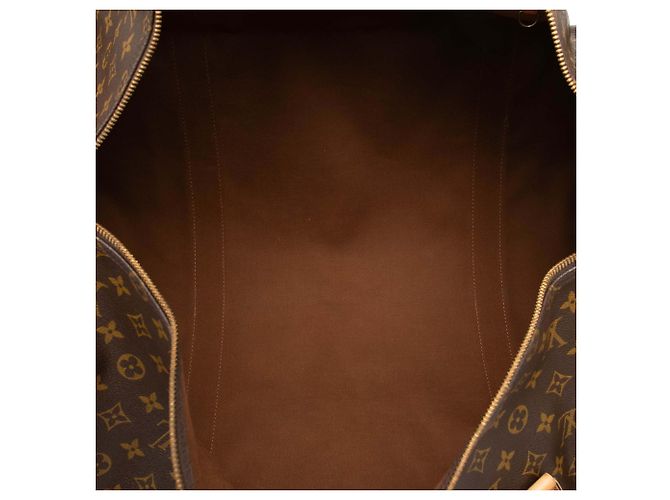 Louis Vuitton Brown Monogram Sac Polochon Marrone - vista 4