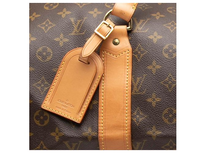 Louis Vuitton Brown Monogram Sac Polochon Marrone - vista 6