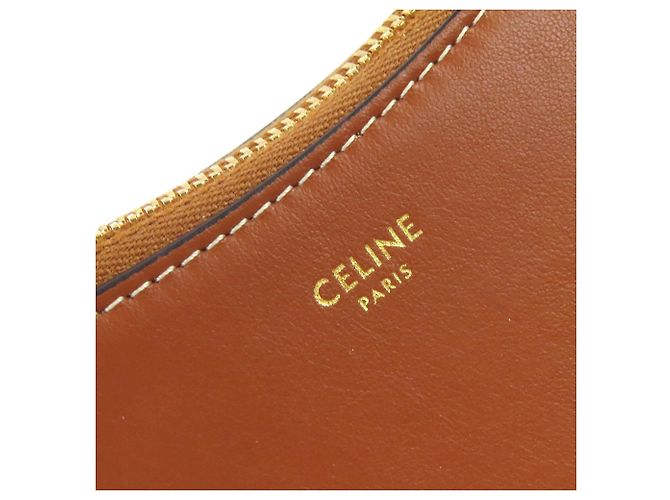 Céline Borsa a tracolla Ava Celine in pelle di vitello marrone Medium - vista 5