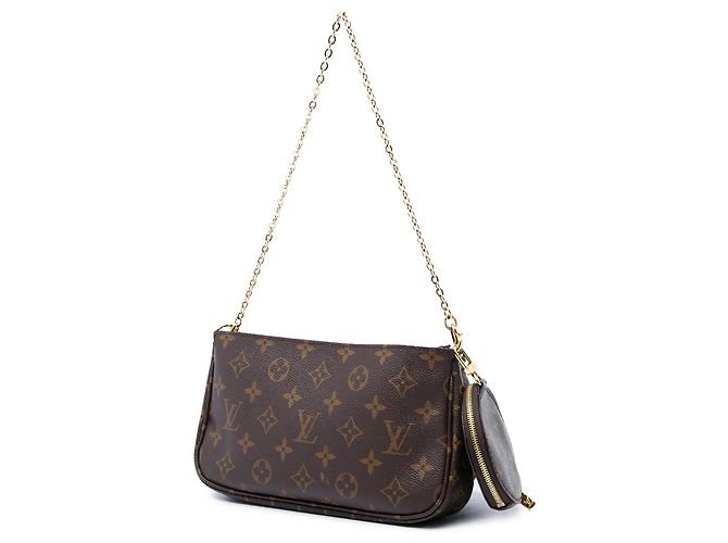 Louis Vuitton Brown Monogram Multi Pochette Accessoires Marrone - vista 2