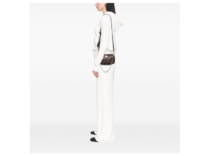 Louis Vuitton Brown Monogram Multi Pochette Accessoires Marrone - vista 5