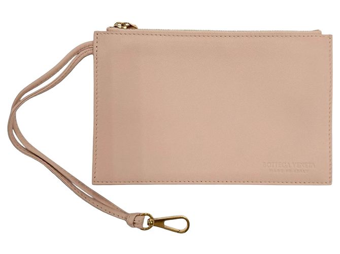 Mini Cabat Tote Bottega Veneta in nappa Intreccio rosa - vista 10