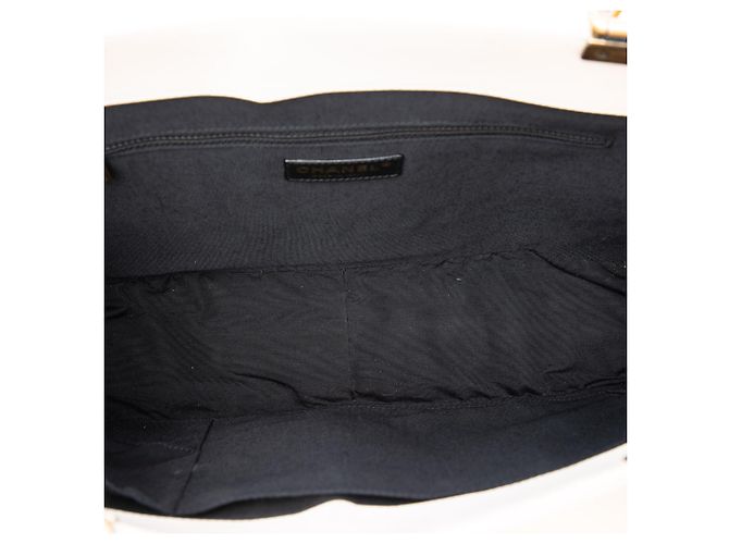 Borsa tote Chanel Boy Reverso Shopping in vitello bianco Crudo - vista 4