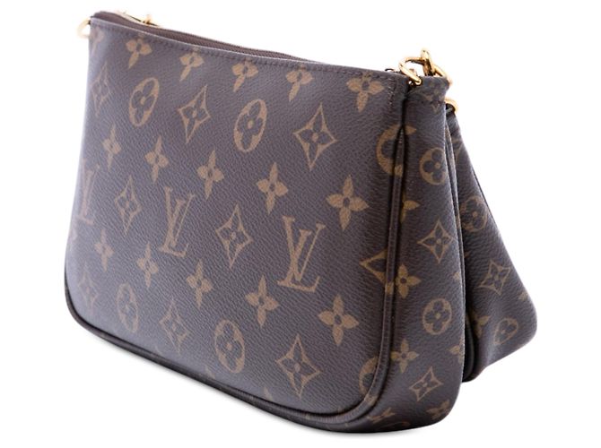 Louis Vuitton Brown Monogram Multi Pochette Accessoires Marrone - vista 2