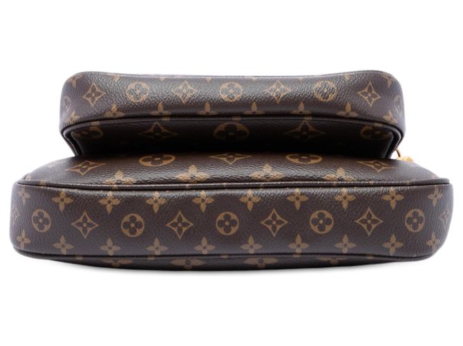 Louis Vuitton Brown Monogram Multi Pochette Accessoires Marrone - vista 3