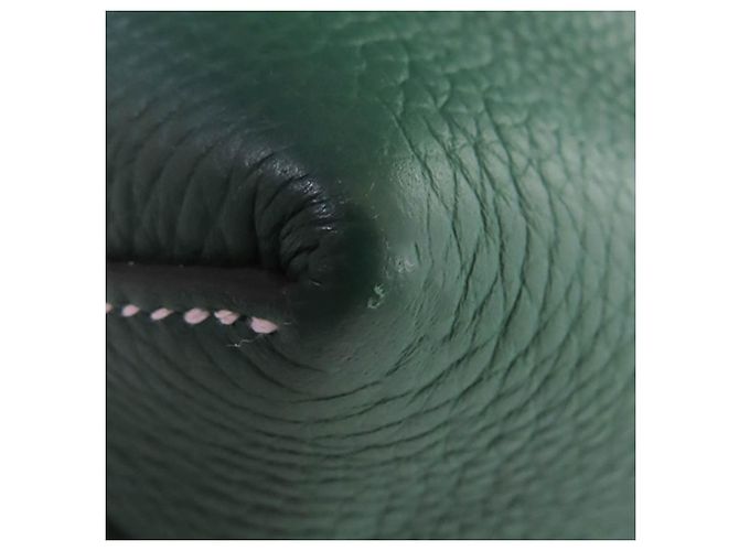 Hermès Green Clemence Cabasellier 31 Grün - Ansicht 10