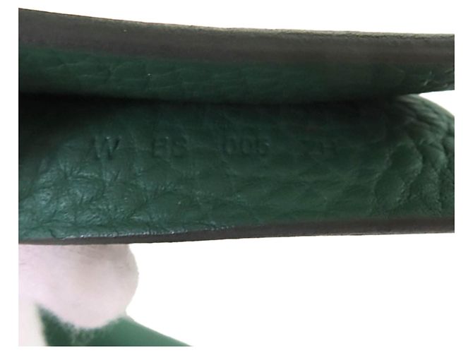 Hermès Green Clemence Cabasellier 31 Grün - Ansicht 9