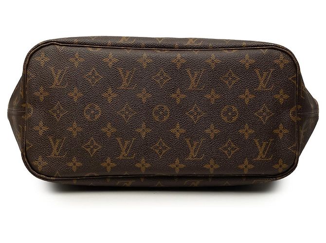 Louis Vuitton Brown Monogram Neverfull MM Marrone - vista 3
