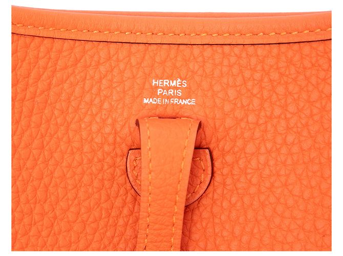 Hermès Orange Clemence Evelyne I Amazone 16 Arancione - vista 5