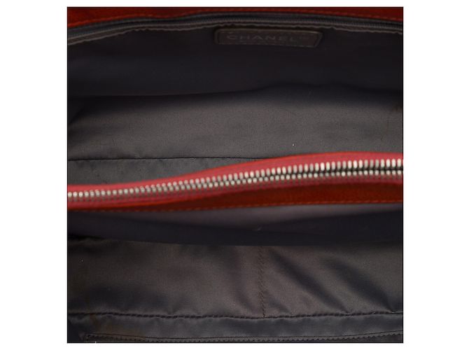 Chanel Red Caviar Grand Shopping Tote Rosso - vista 4