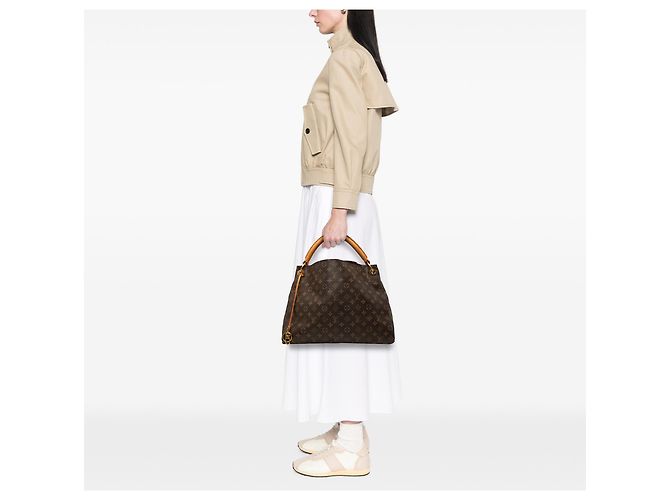 Louis Vuitton Brown Monogram Artsy MM Marrone - vista 6