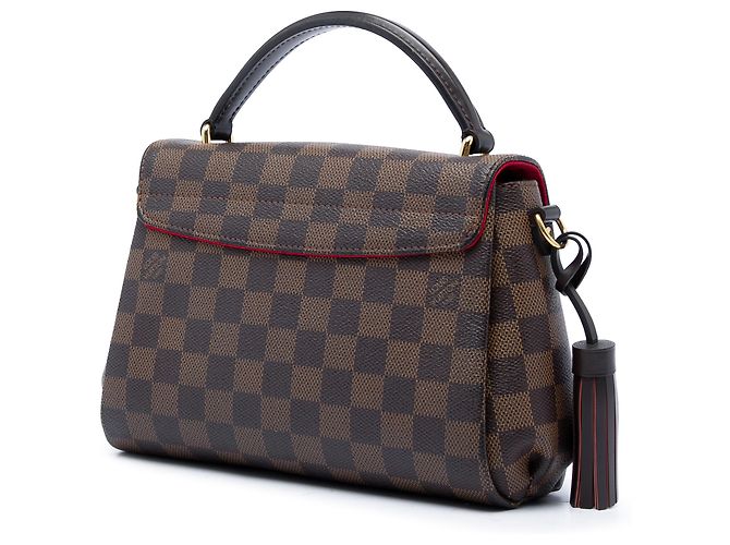 Louis Vuitton Brown Damier Ebene Croisette Marrone - vista 2