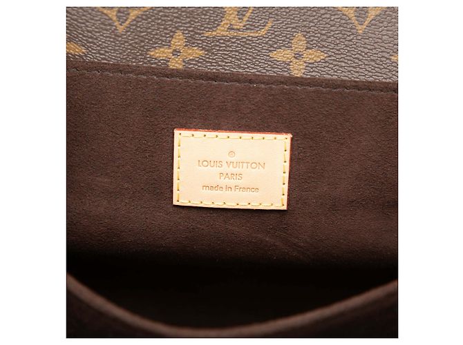 Louis Vuitton Brown Monogram Pochette Metis Marrone - vista 5