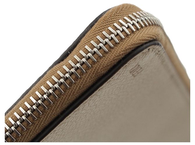 Portadocumenti e pochette con zip Fendi in pelle beige - vista 9