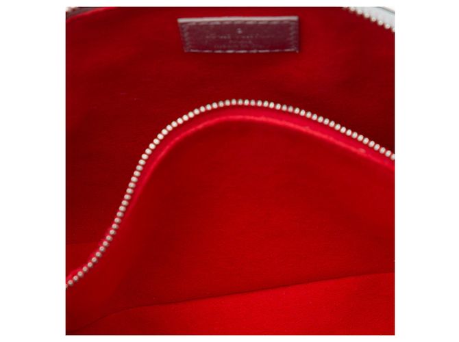Louis Vuitton Silver Monogram Embossed Puffy Lambskin Coussin PM Argento - vista 4