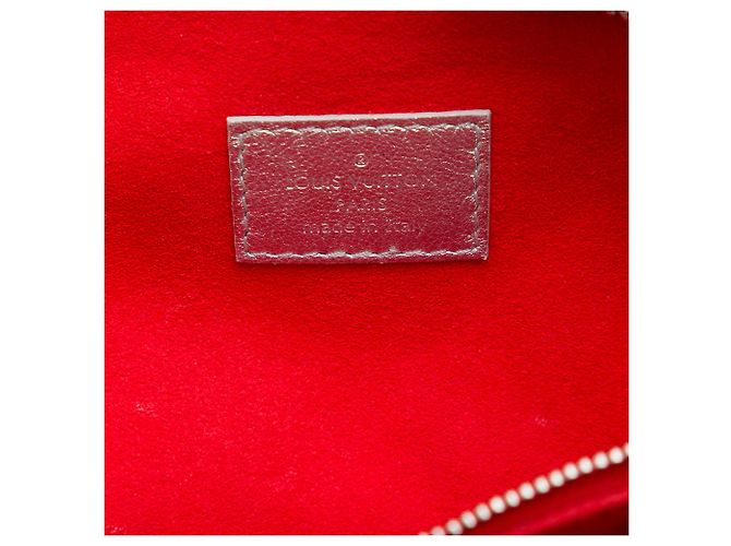 Louis Vuitton Silver Monogram Embossed Puffy Lambskin Coussin PM Argento - vista 5