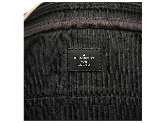 Louis Vuitton Black Damier Graphite Porte Documents Voyage PM Nero - vista 5