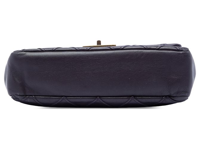 Chanel Purple Small Diamond Debossed Calfskin Reissue 2.55 Cosmos Flap Porpora - vista 3