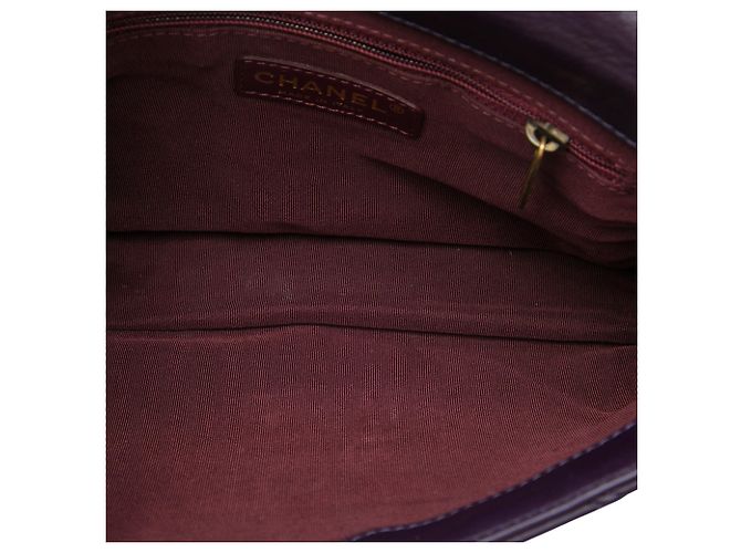 Chanel Purple Small Diamond Debossed Calfskin Reissue 2.55 Cosmos Flap Porpora - vista 4