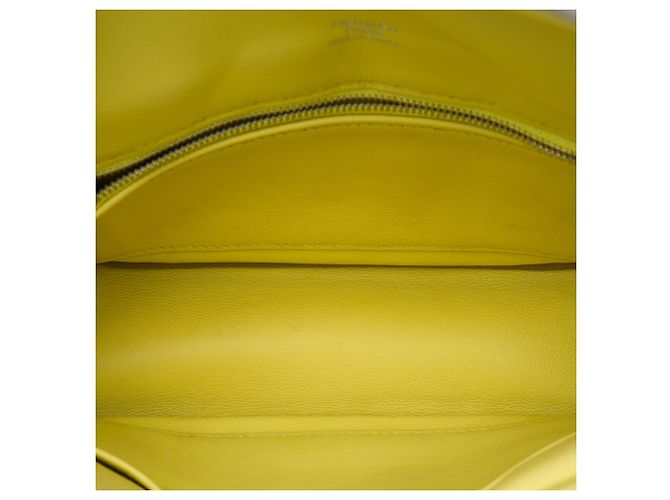 Hermès Yellow Mini Swift Berline Crossbody Giallo - vista 4