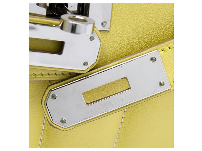 Hermès Yellow Mini Swift Berline Crossbody Giallo - vista 5
