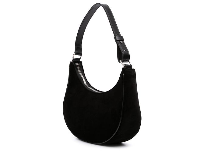 Céline Borsa a tracolla Ava in velluto nero con strass Triomphe Celine - vista 2