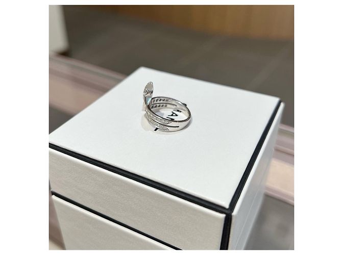 Anello Chanel Comète in oro bianco 18K e diamanti Argento - vista 4