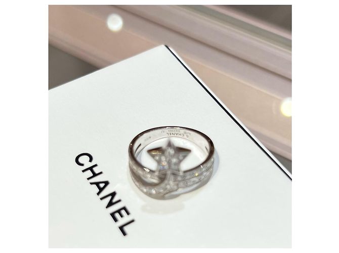 Anello Chanel Comète in oro bianco 18K e diamanti Argento - vista 7