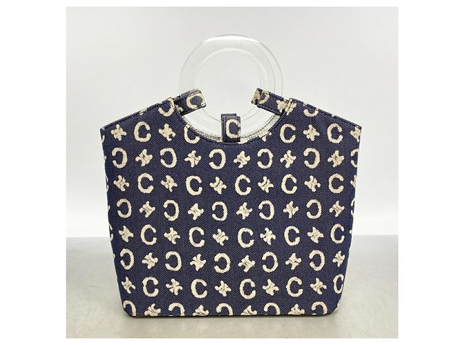 Céline Borsa Celine C Macadam Denim Navy da donna Blu navy - vista 11