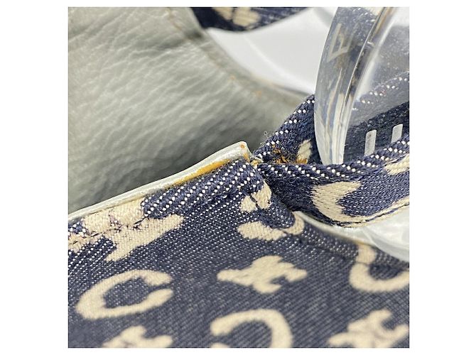 Céline Borsa Celine C Macadam Denim Navy da donna Blu navy - vista 6