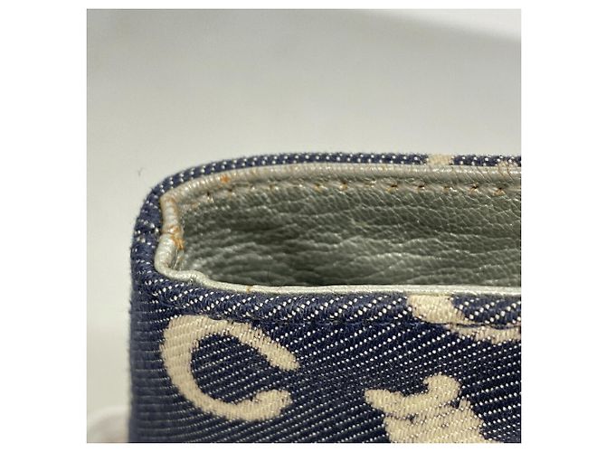 Céline Borsa Celine C Macadam Denim Navy da donna Blu navy - vista 8