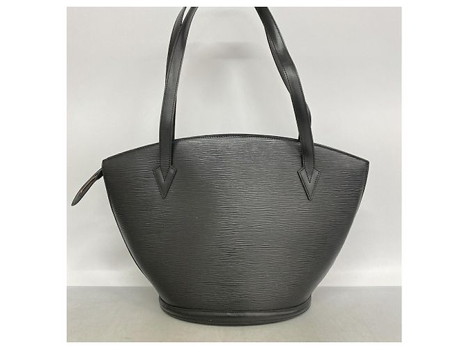Borsa a tracolla Louis Vuitton Epi Saint Jacques Nero - vista 12