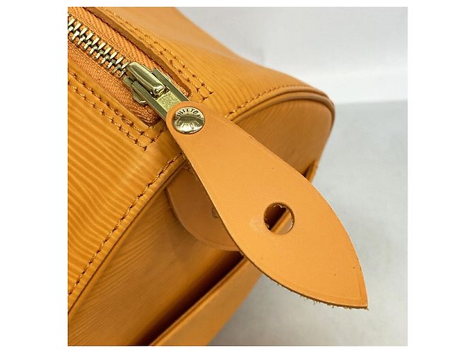 Borsa Louis Vuitton Epi Speedy 30 in Mandarin Grigio - vista 9