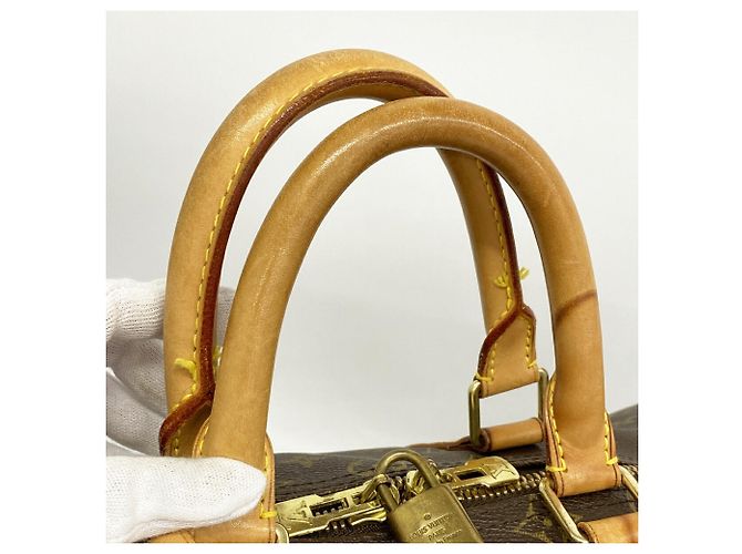Borsa Boston Louis Vuitton Keepall 45 Monogram Marrone - vista 10