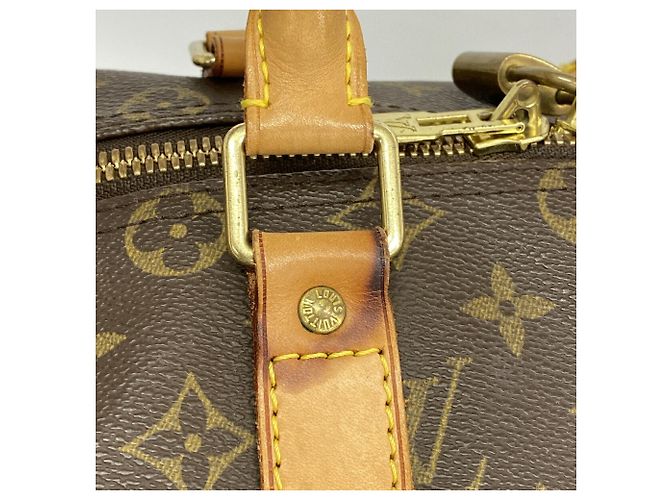 Borsa Boston Louis Vuitton Keepall 45 Monogram Marrone - vista 11