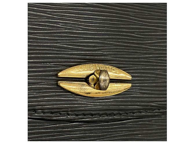 Borsa Louis Vuitton Epi Malzerbes Nero - vista 10
