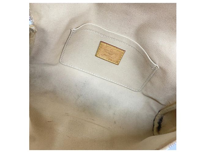 Borsa Louis Vuitton Damier Azur Favorite MM Bianco - vista 4