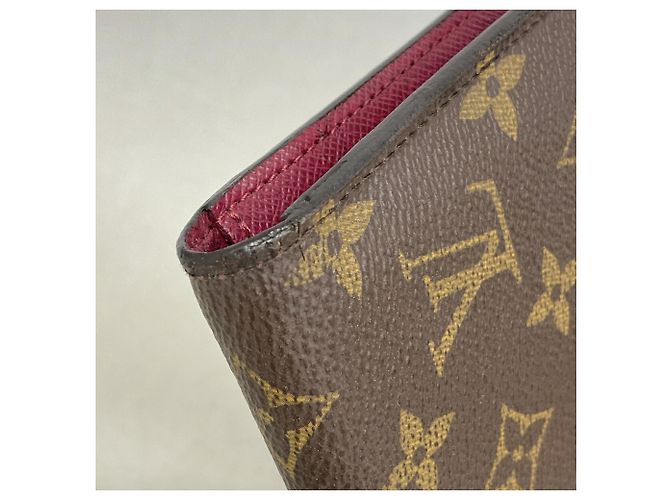 Louis Vuitton Monogram Portefeuille Adele Long Wallet Braun Fuschia - Ansicht 5