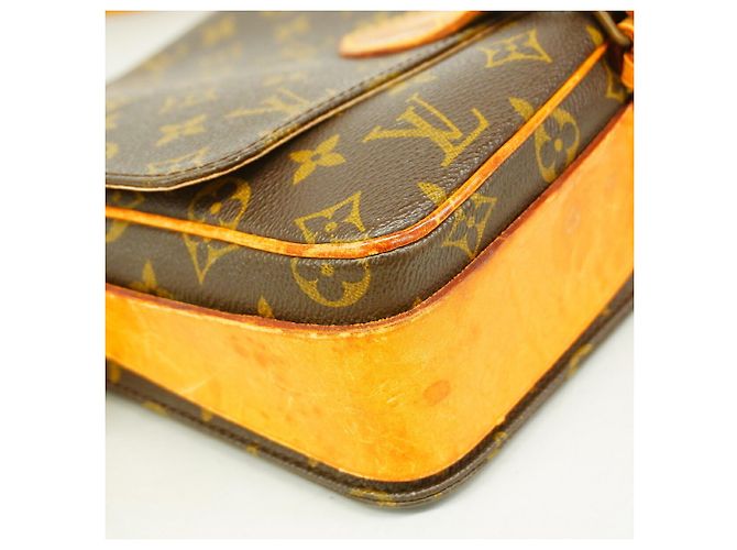 Borsa a tracolla Louis Vuitton Monogram Cartouchiere GM Marrone - vista 6