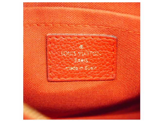 Louis Vuitton Monogram Pallas Clutch Handbag M41638 Brown Fuschia - view 5