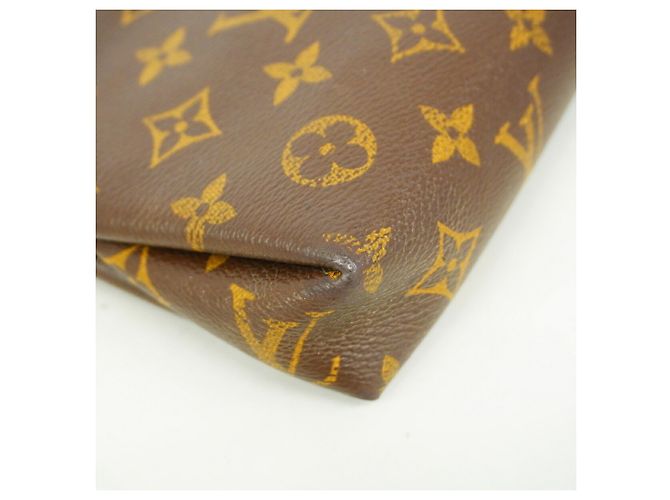 Louis Vuitton Monogram Pallas Clutch Handbag M41638 Brown Fuschia - view 6
