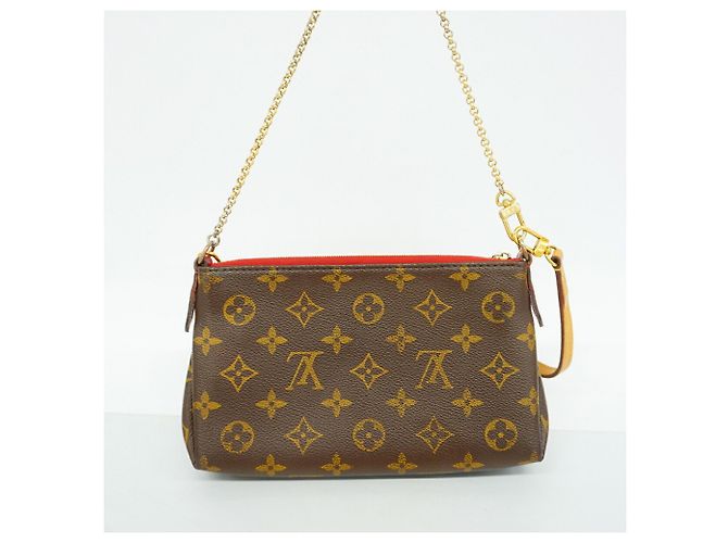 Louis Vuitton Monogram Pallas Clutch Handbag M41638 Brown Fuschia - view 9