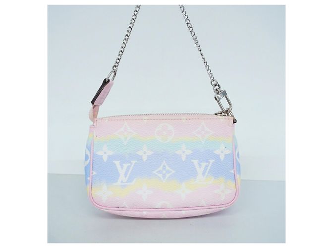 Louis Vuitton Monogram Giant LV Escale Mini Pochette Accessoires Multicolore - vista 9