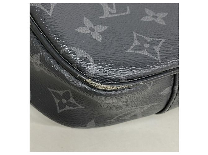Borsa a tracolla Louis Vuitton Monogram Eclipse Sling Bag M42906 Nero - vista 6